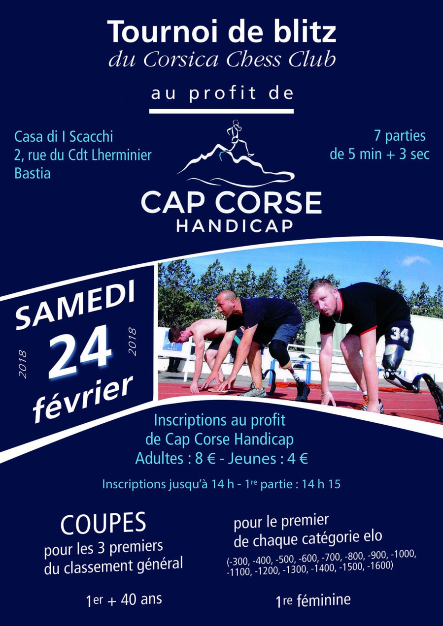 Bastia : Le Corsica Chess Club se mobilise pour l'Associu Cap Corse Handicap