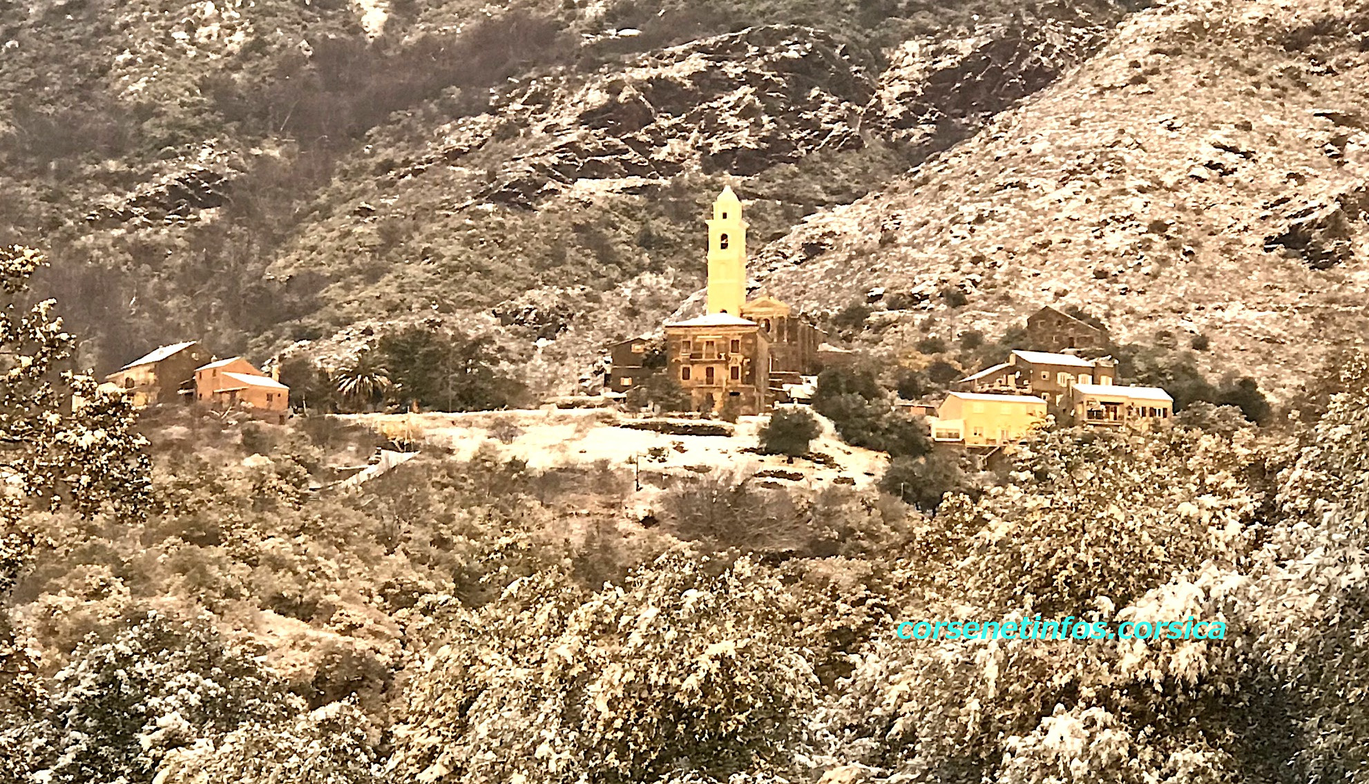 La photo du jour : Mandriale, la neige au rendez-vous