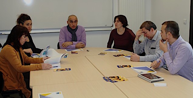 François-Marie Marchetti (au centre) a présenté ce nouveau service