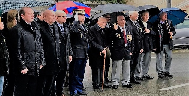 Ajaccio : Le rond-point des Médaillés militaires a été inauguré