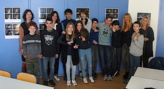 Les jeunes artistes photographes de Saint-Jo et leurs encadrants