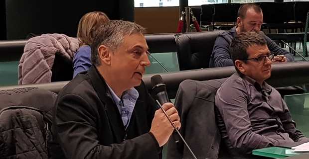 Serge Linale, vice-président de l'OPH2B et conseiller municipal de Bastia, adjoint aux affaires sociales.