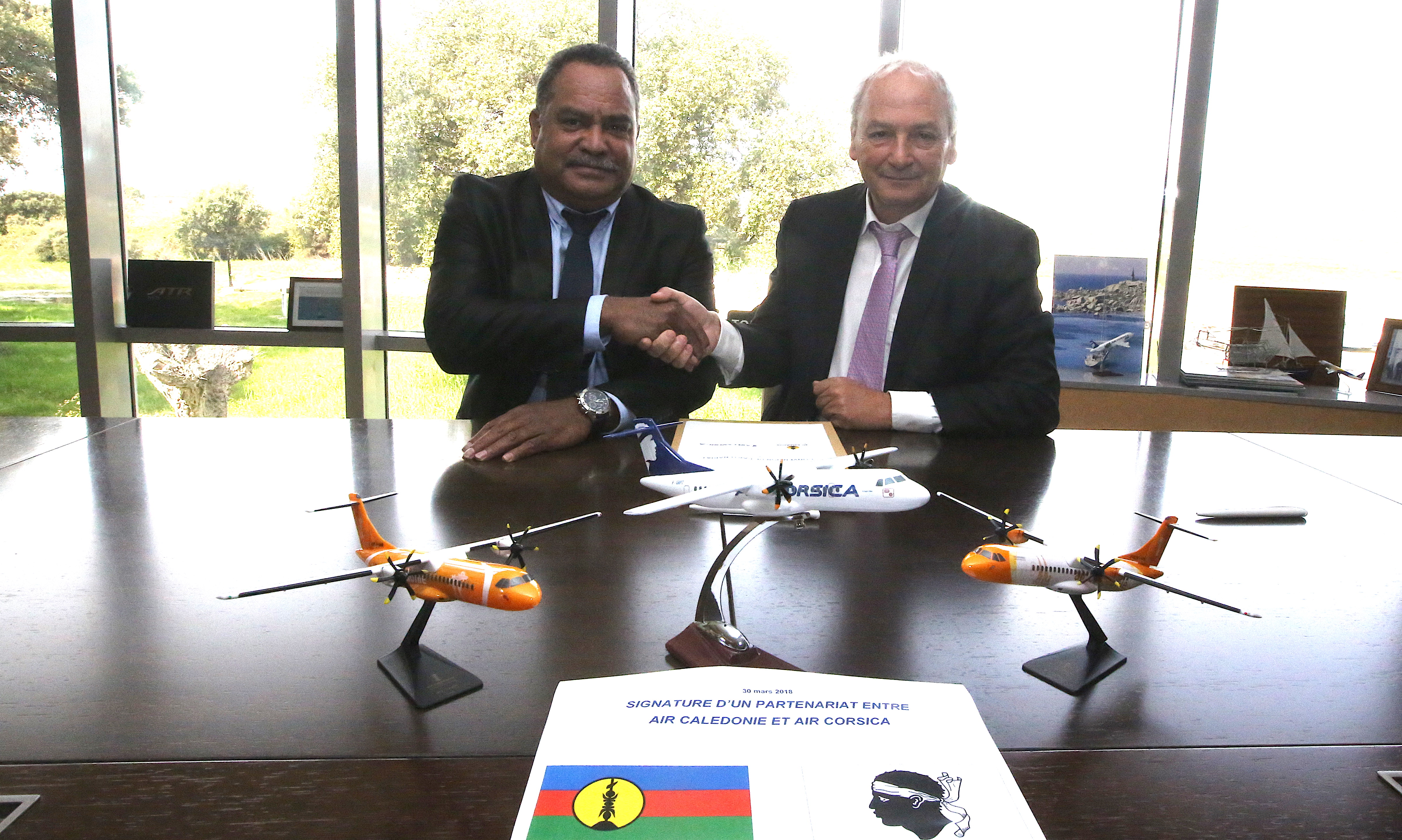 Air Corsica-Air Calédonie : Partenariat à la fois technique et amical