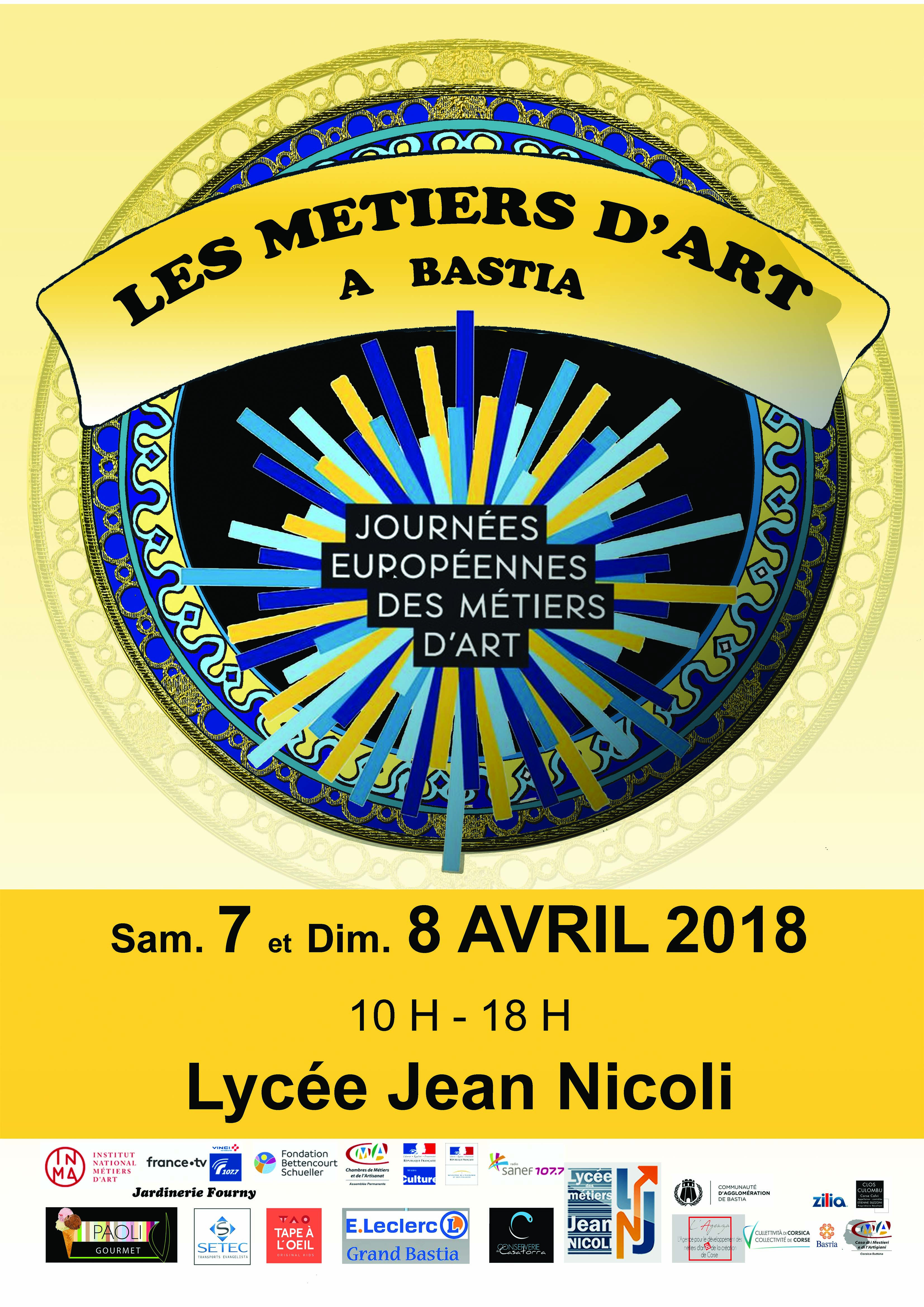 Artisanat : Les JEMA au lycée Jean-Nicoli de Bastia ce week-end