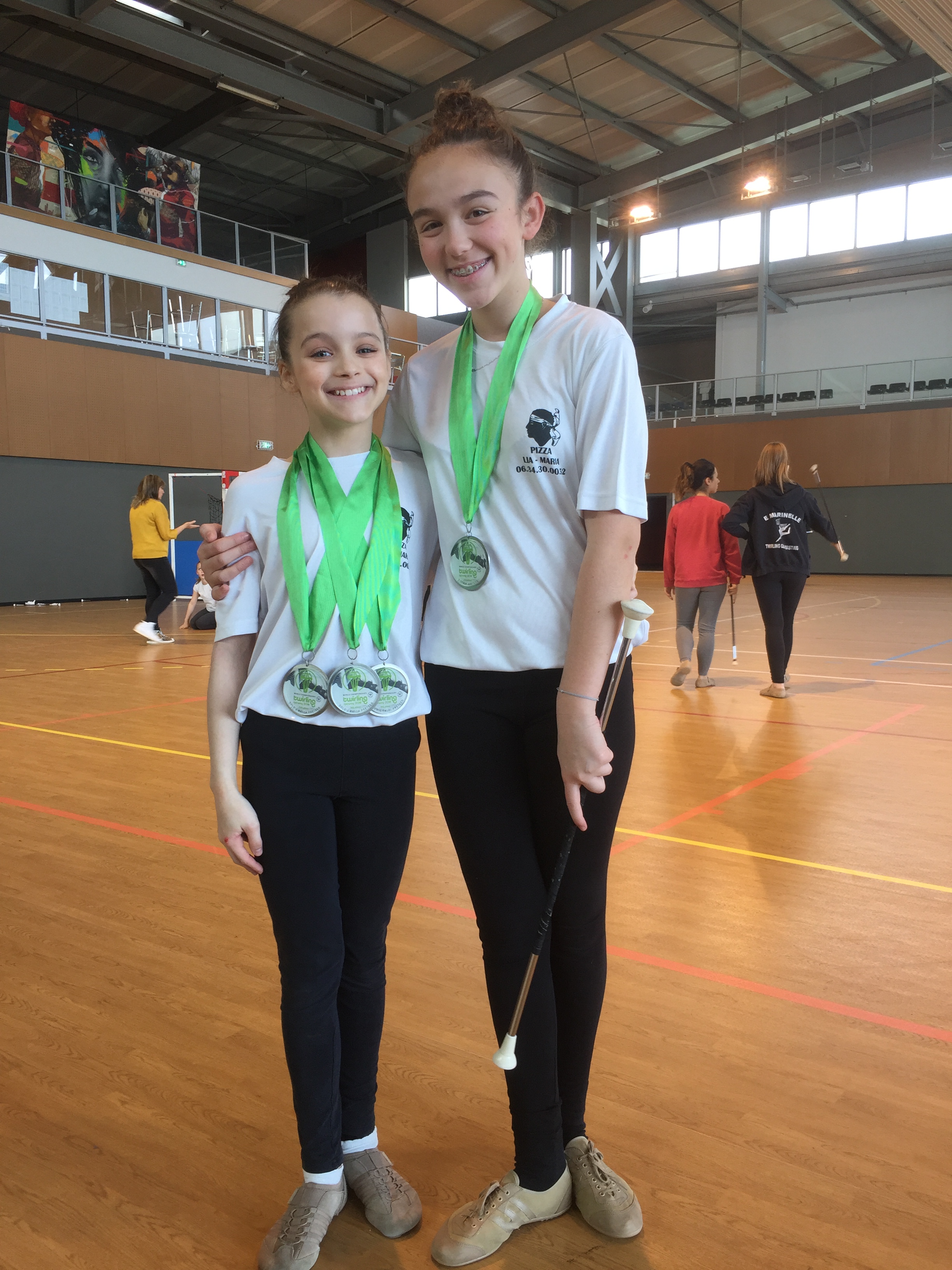 Lia-Maria et Lilou Franceschi, 5ème aux championnats du monde en duo,  portent haut les couleurs de E Marinelle