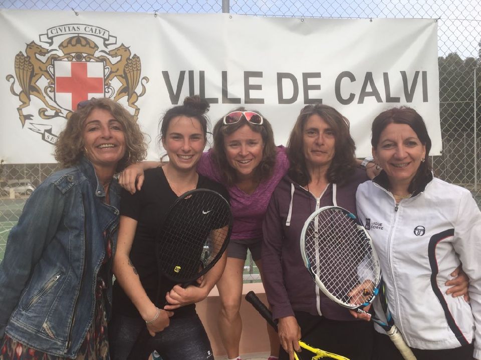 Les filles du Tennis-Club de Calvi championnes de Corse