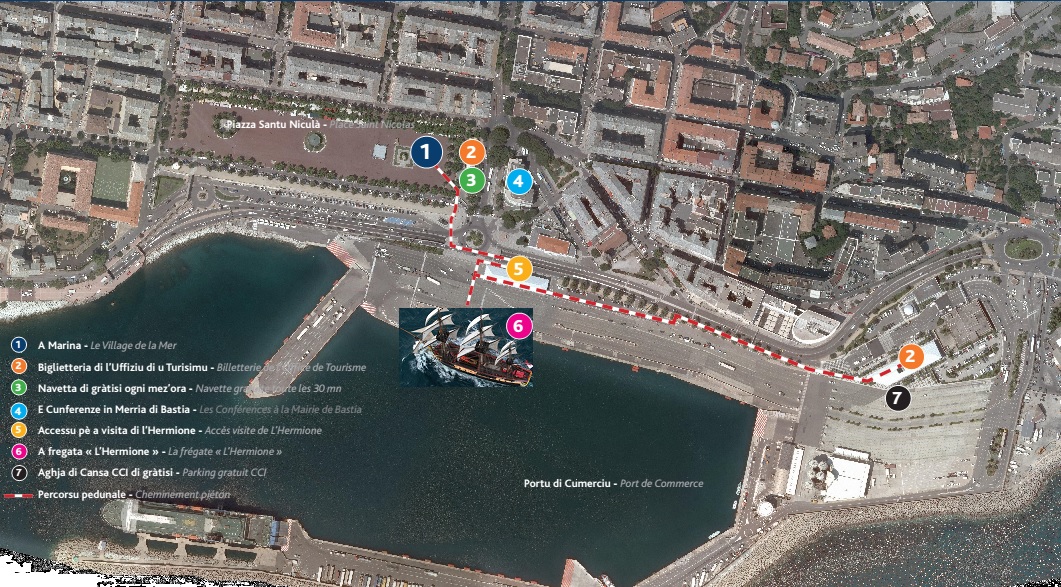 Bastia : La ville s’apprête à accueillir L’Hermione