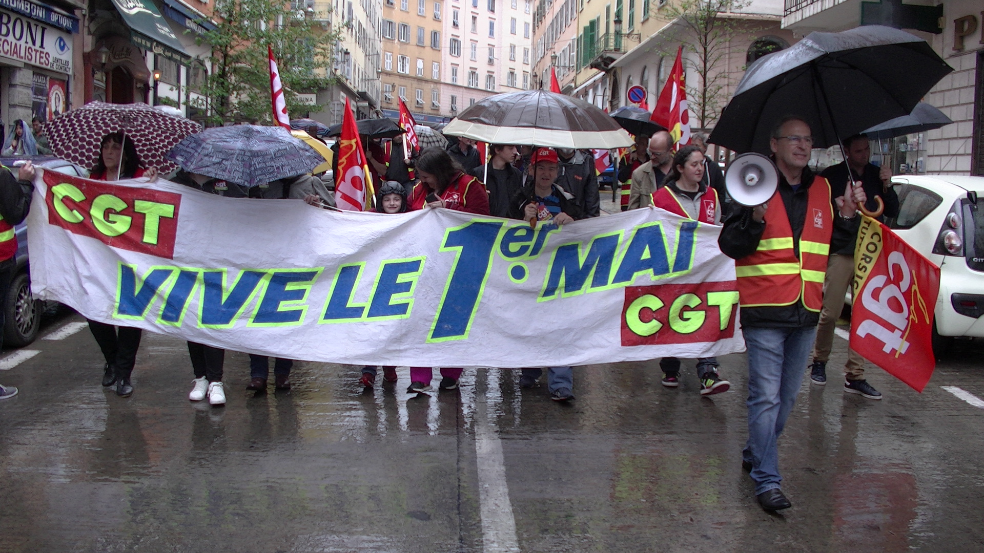 Bastia : La CGT se "mouille" pour les travailleurs