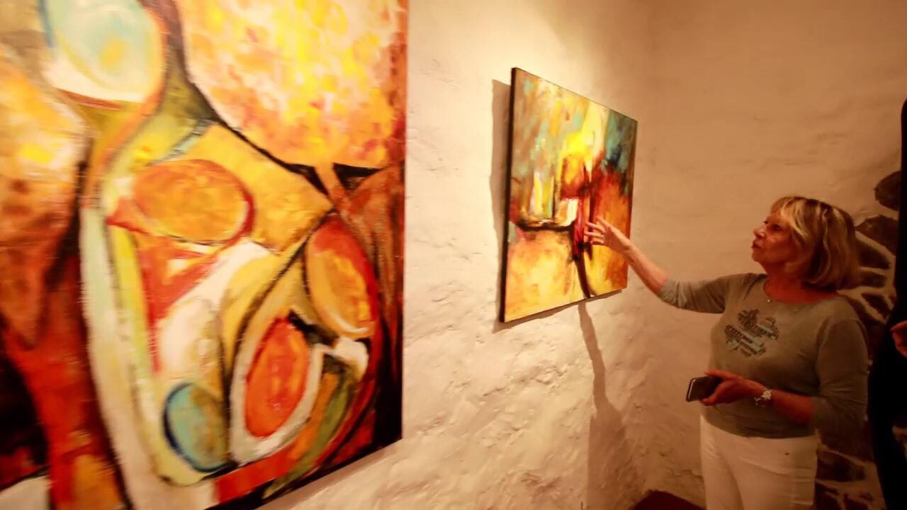  Ajaccio : Stéphanie Paoli et Marie-Paule Ascencio exposent à la galerie Corsic'Art Design