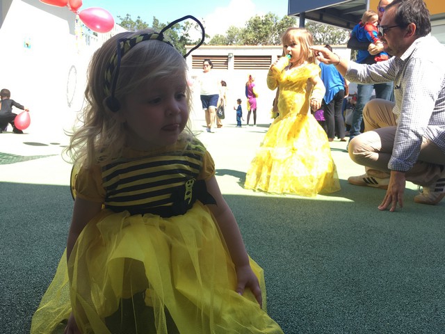 La fête à la crèche halte-garderie de Calvi