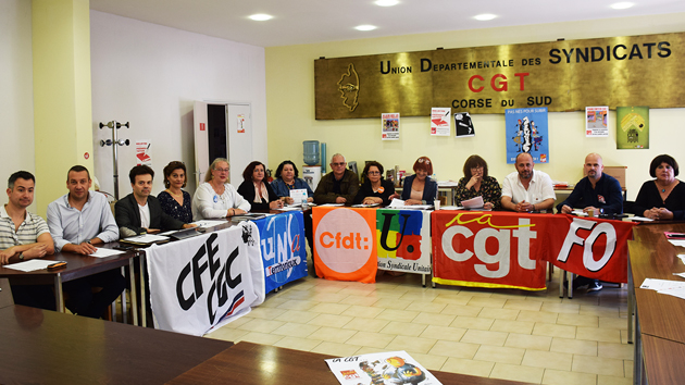 Conférence de presse du 19 mai 2018 à Ajaccio