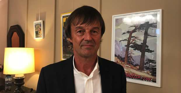 Nicolas Hulot, ministre d'Etat, ministre de la transition écologique et solidaire.