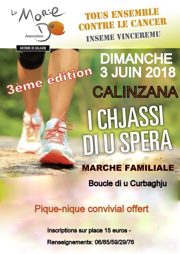 I chjassi di u spera avec la Marie-Do le 3 juin à Calinzana
