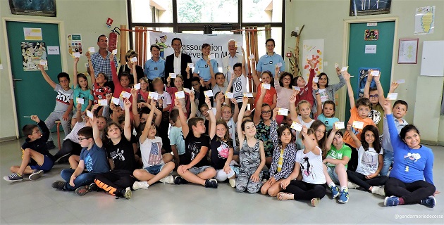 Permis Piétons pour tous les élèves de l'école de Mezzana