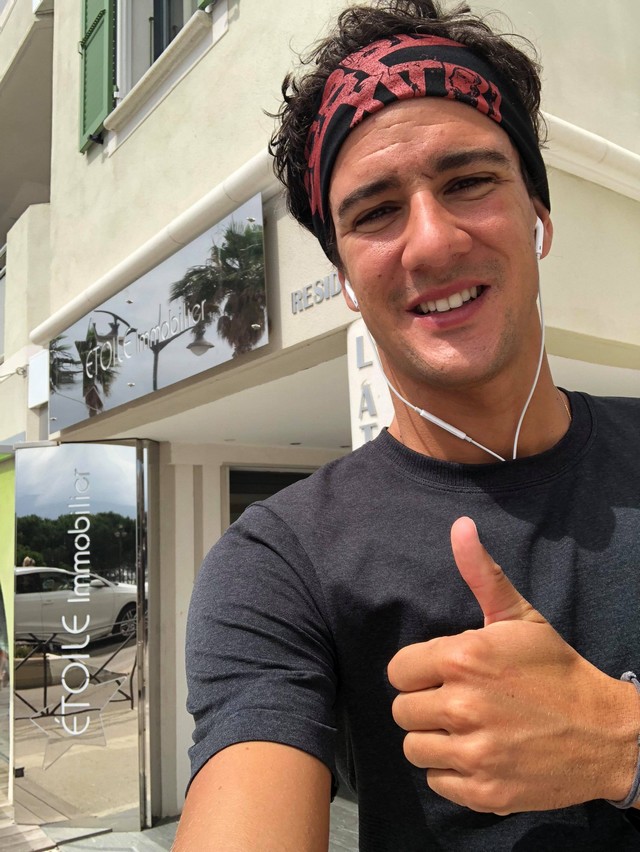 Brice Daubord prépare les championnats du monde de Cross-Triathlon à Calvi