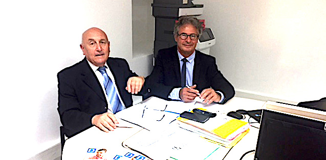Félix Squarcini et Jean-Jacques Deplette, défenseurs des Droits en Corese-du-Sud