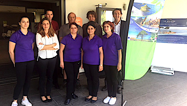 Le personnel de Suite Home de Porticcio