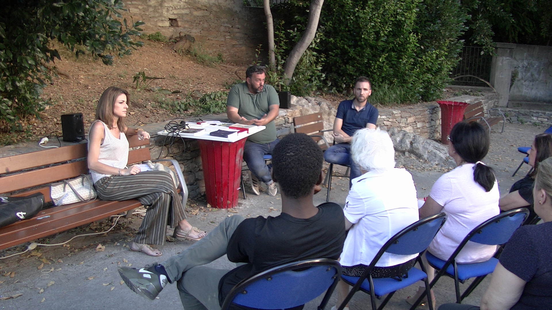 Bénédicte Giusti-Savelli, Sébastien Bonifay et Patrick Vignoli ont présenté l'édition 2018 de Libri Mondi