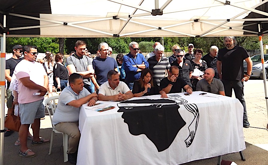 Santa Lucia di Porti Vechju : Mobilisation de Corsica Libera