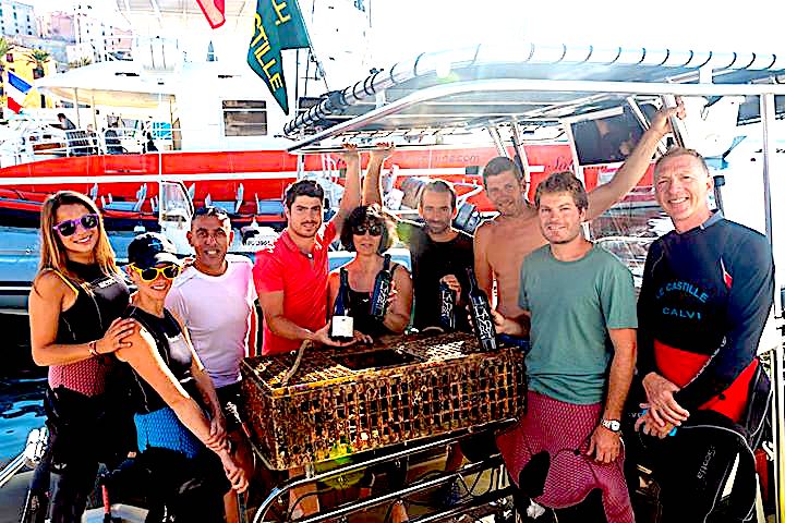 Insolite : Les vins du Clos Landry de Calvi vieillissent à 60 m sous l'eau