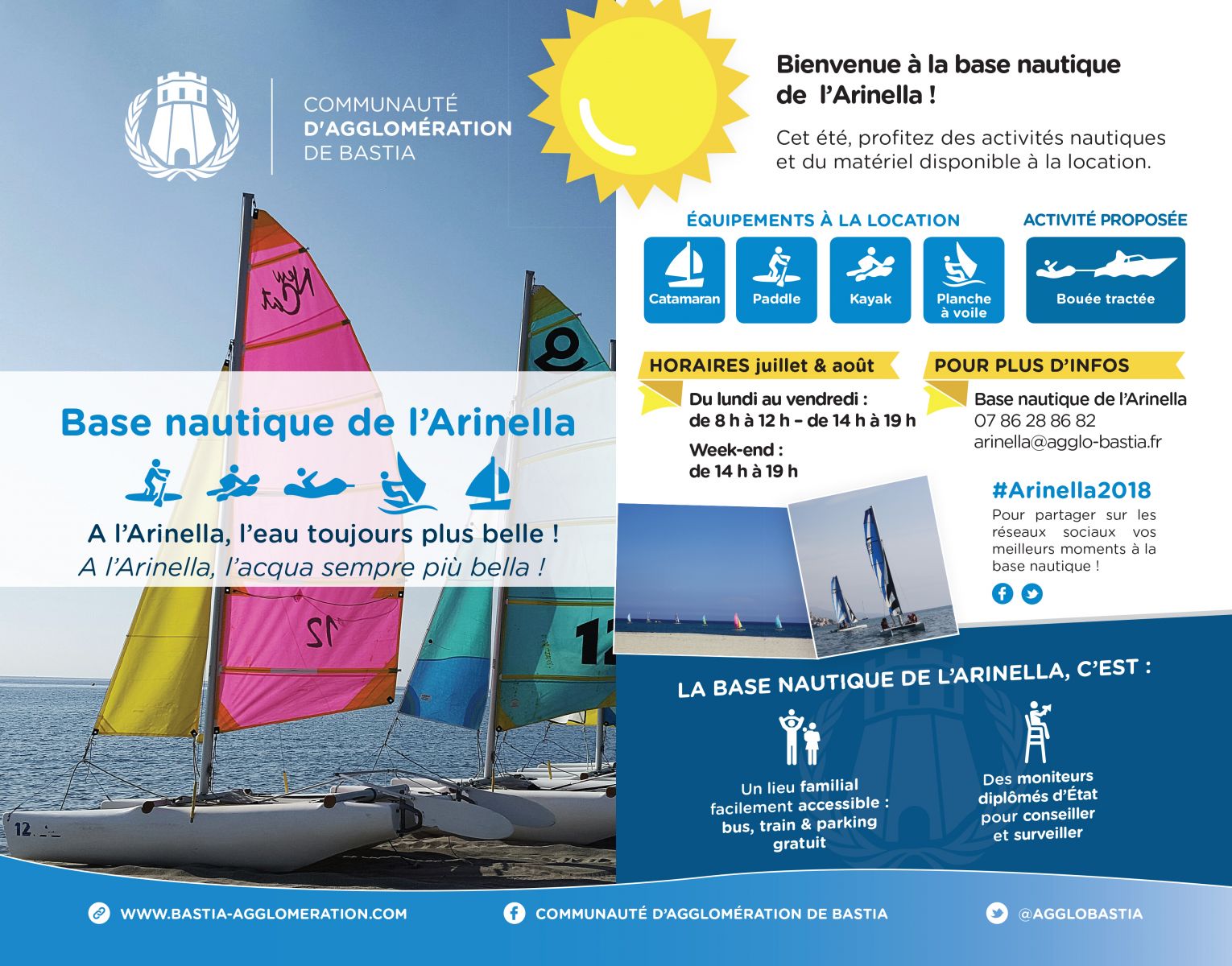 Bastia : L’ouverture de la saison à la base nautique de l’Arinella