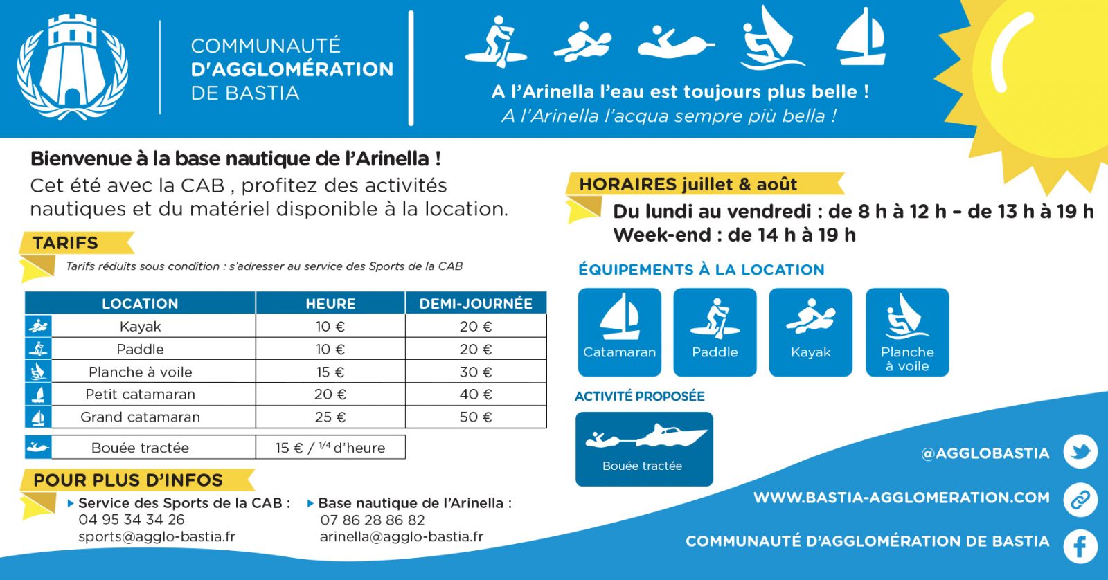 Bastia : L’ouverture de la saison à la base nautique de l’Arinella