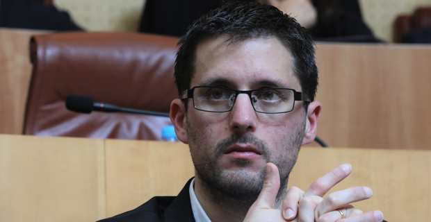 Petr’Anto Tomasi, conseiller territorial, président du groupe Corsica Libera à l’Assemblée de Corse et vice-président du Parc régional. Crédit photo M.L.