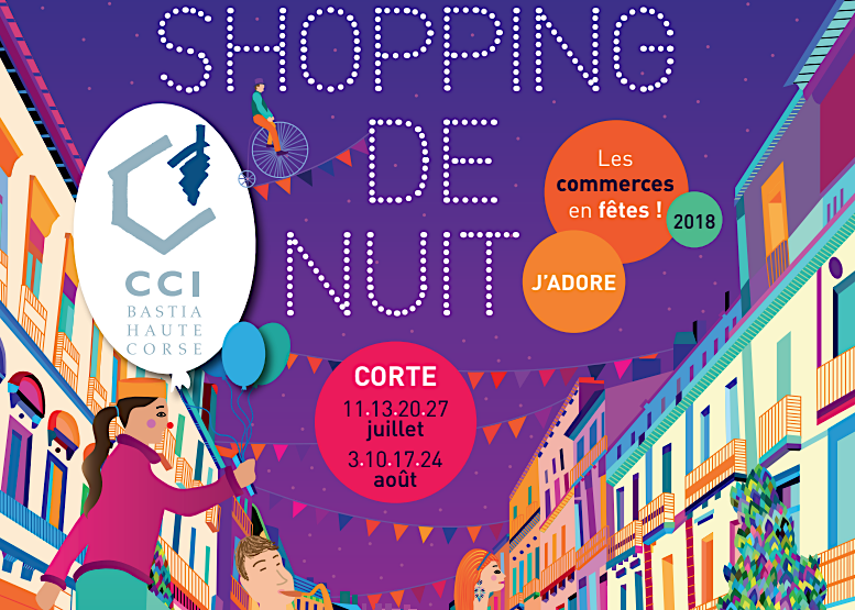 Shopping de Nuit à Corte :  Faire de l’été la grande fête du commerce de la ville