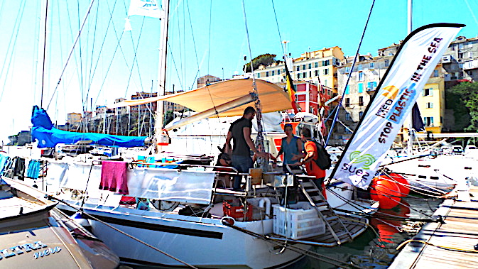 "Pelagos Plastic Free" fait escale à Bastia : Comment lutter contre la pollution en mer Méditerranée  ? 