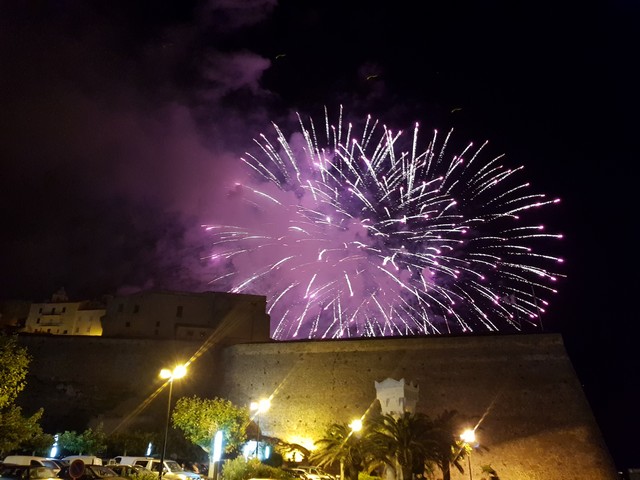Feu d'artifice du 14 juillet à Calvi