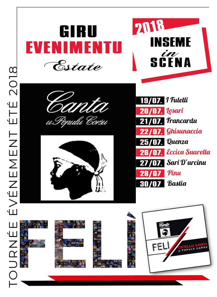 Inseme in scena : Felì et Canta U Populu Corsu partagent la scène pour une tournée estivale