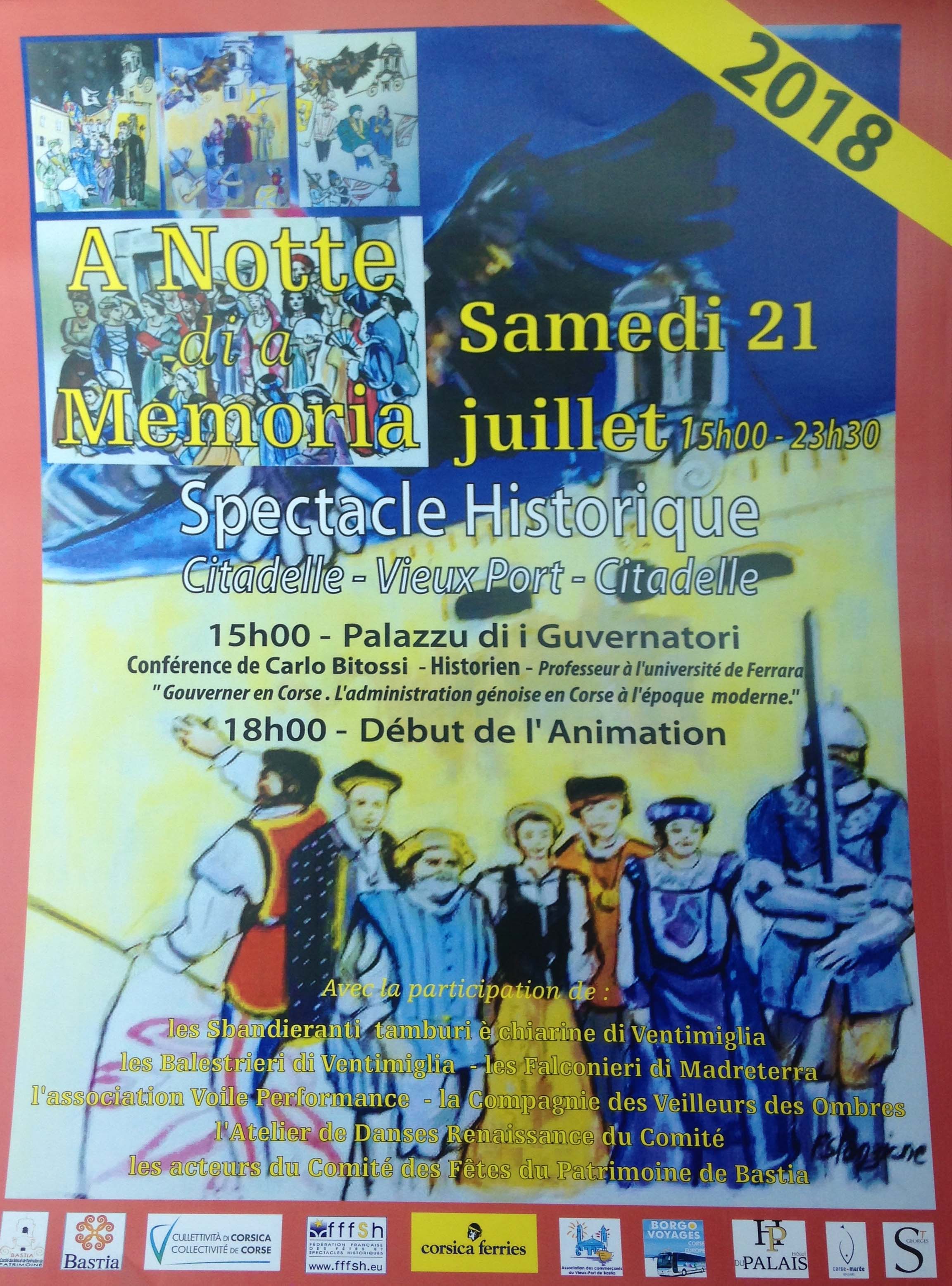 A Notte di a Memoria : Un retour dans le Bastia des gouverneurs génois le temps d'une soirée