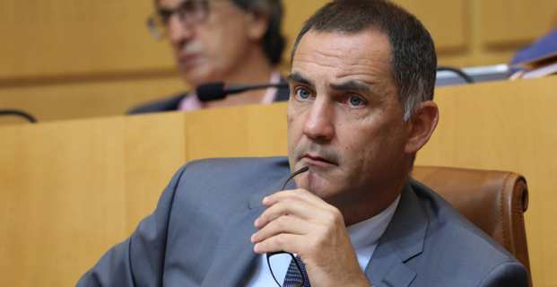 Gilles Simeoni, président du Conseil exécutif de la Collectivité de Corse. Crédit photo M.L.