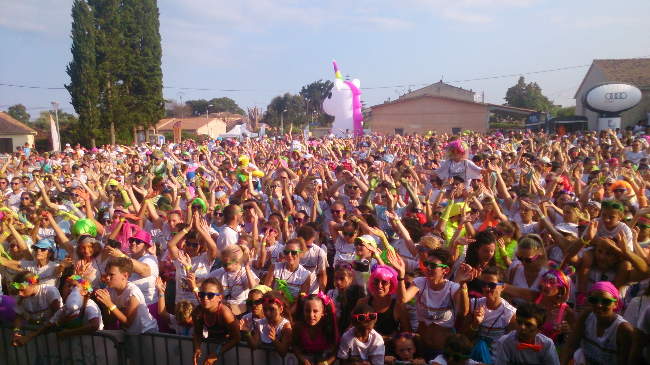 Poggio-Mezzana : Réussite pleine de couleurs pour la 2ème « Corsica color fun run »