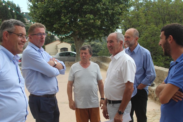 Le préfet de Haute-Corse à la rencontre des élus de Lavatoghju