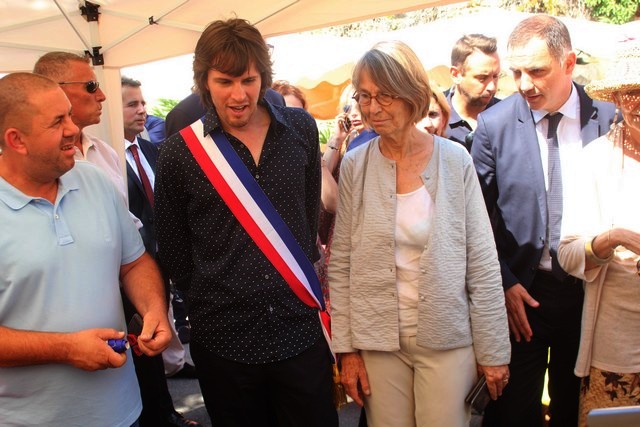 Françoise Nyssen, ministre de la Culture, entre Aregnu et Pioggiola