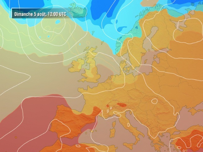 L'Europe sous la canicule : L'Espagne et le Portugal les plus touchés