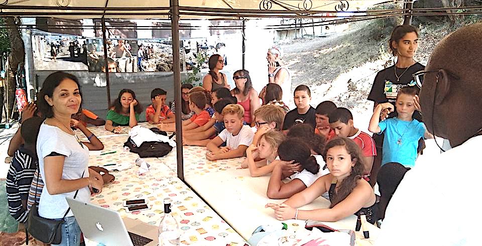 Olmeto : Village "Copain du Monde" avec Saïda Jawad