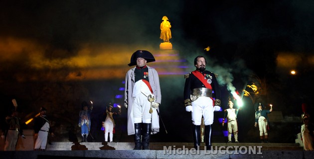 Reconstitution de la bataille de Ratisbonne au Casone