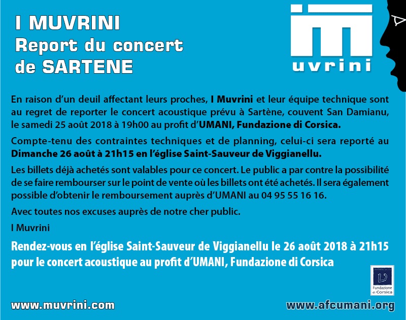 I Muvrini: Report du concert de Sartene 