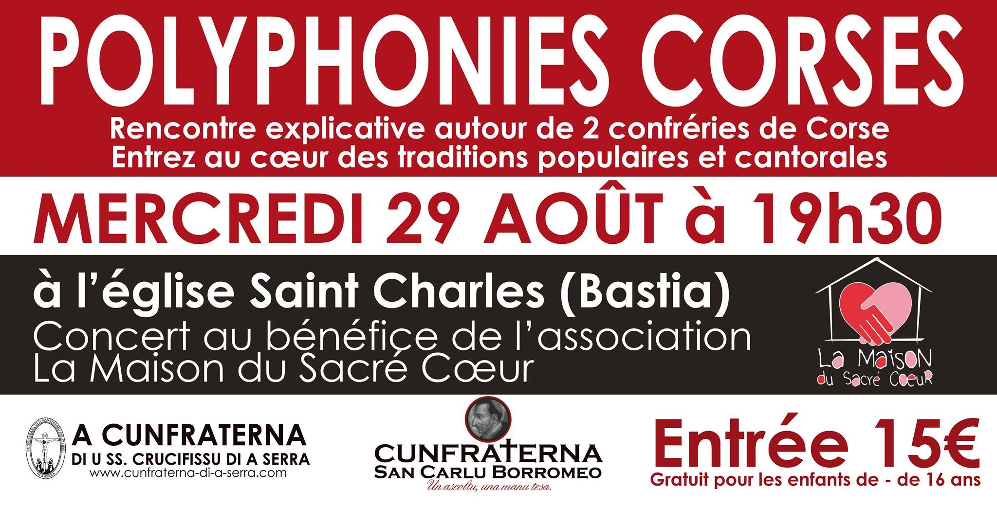 Bastia : Concert au profit de « La Maison du Sacré Cœur» qui ouvrira fin septembre...