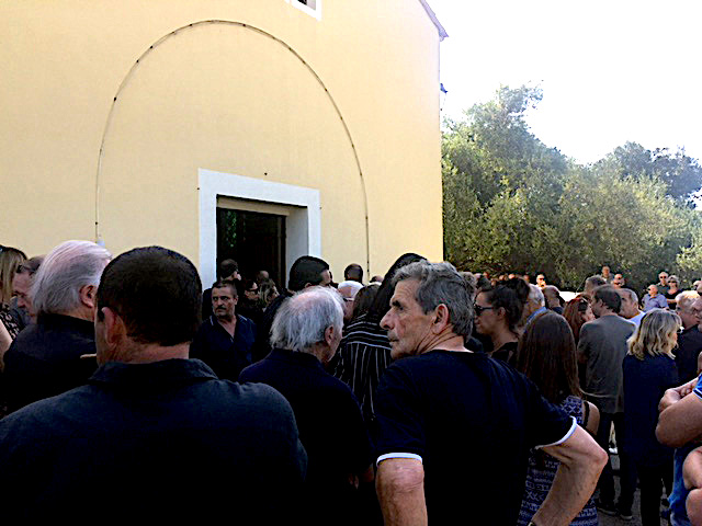 Bastelicaccia : Foule aux obsèques de Jean Livrelli