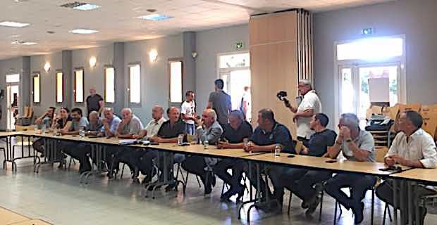Les élus de la Communauté de communes de Fiumorbu-Castellu lors d'une récente réunion