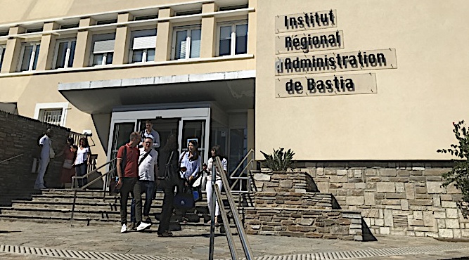 Bastia : La 38 ème promotion de l'IRA fait sa rentrée