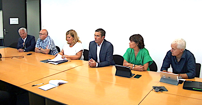 Jean-Martin Mondolini et les membres de son groupe Per l'Avvene ont évoqué les dossiers d'actualité