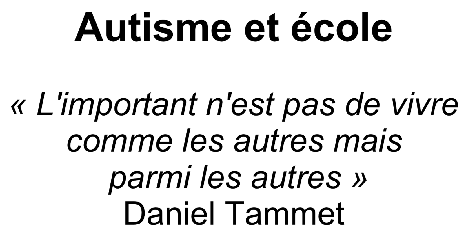 Autisme à l'école : Le combat de Fabrice Albertini pour son fis