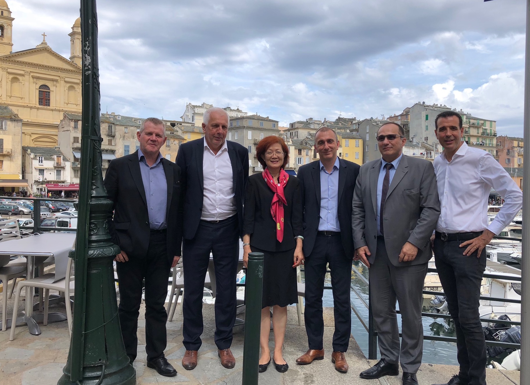 Lu Huiying, Consule de Chine à Marseille, en Haute-Corse