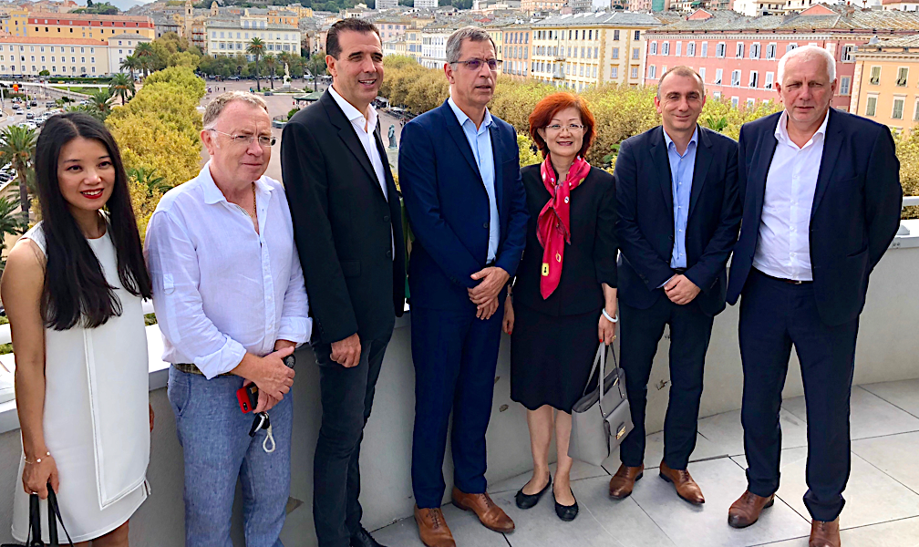 Lu Huiying, Consule de Chine à Marseille, en Haute-Corse