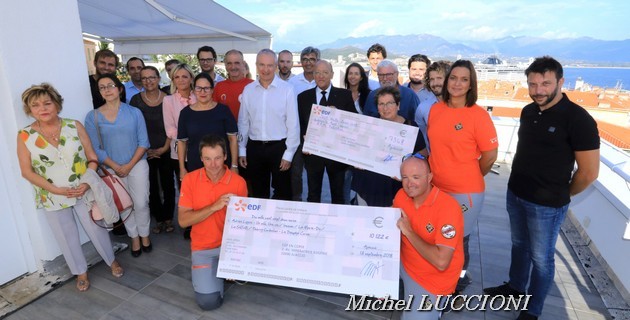 Remise de fonds EDF à six associations