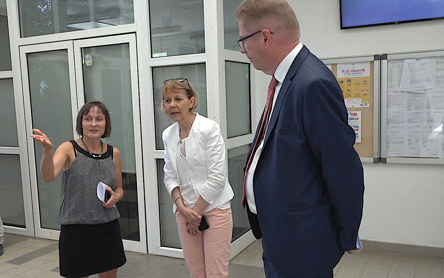 Nathalie Lenoir, Josiane Chevalier et Gérard Gavory